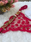 Fio Personalizável  Love Com Tira Passante Para Letras