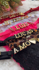 Fio Personalizável Com Tira Passante Para Letras