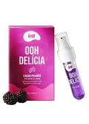 Duplinha com OOH Delícia Calda Picante e Vibration! Gel para Massagem Corporal Sabor Amora