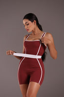 Macaquinho Serela Carmim - Coleção Corpo Livre - Désir Sportif