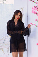 Robe Tule e Renda Serela Coleção - Noites Quentes - Lever Red