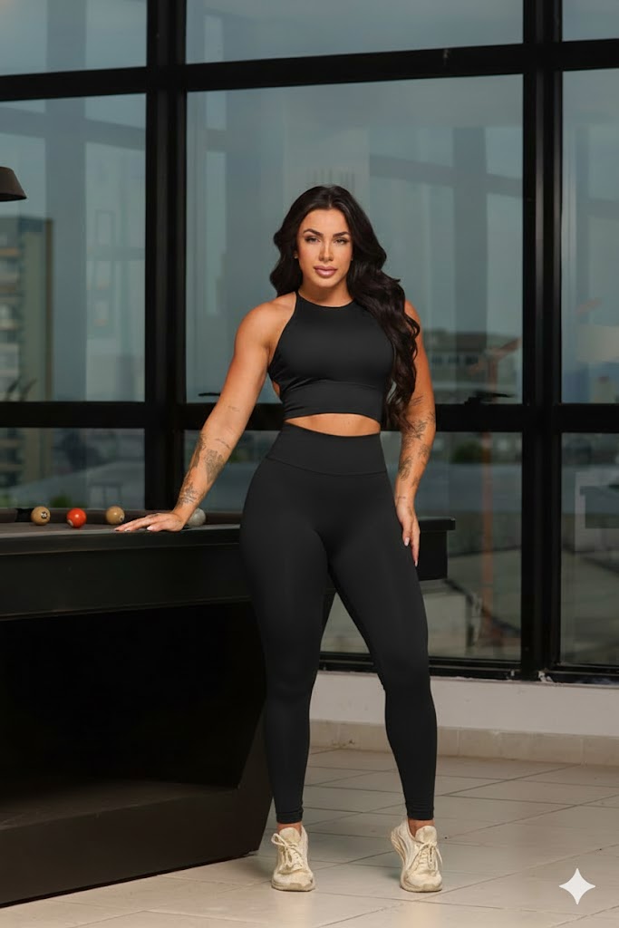 Legging + Top  Serela - Coleção Corpo Livre - Ligne Pure